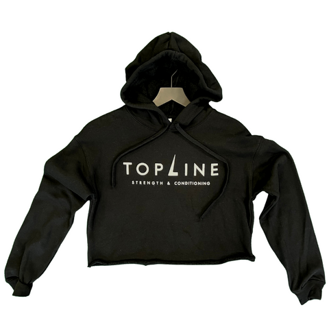 SIGNATURE SERIES CROP HOODIE BLACK